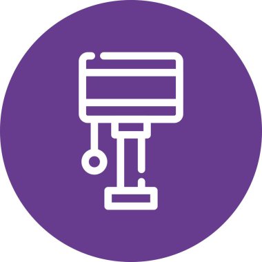 Vektör lcd Ico, vektör illüstrasyonu