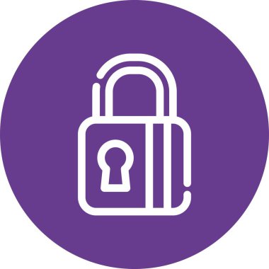 vektör asma kilit ico, vektör çizimi