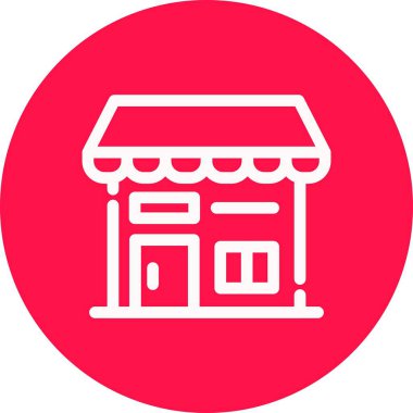 alışveriş simgesi vektör illüstrasyonu