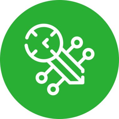 seo modern simgesinin vektör illüstrasyonu