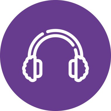 vektör kulaklık simgesi illüstrasyonu