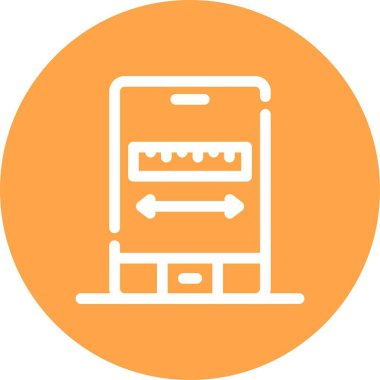 Vektör akıllı telefon simgesi illüstrasyonu