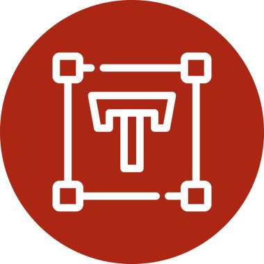 Modern b 'nin vektör illüstrasyonu eksik simgesi