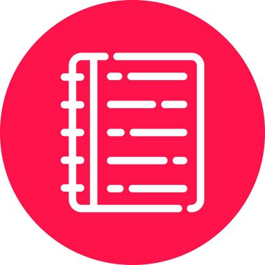 belge vektör çizgisi renk simgesi