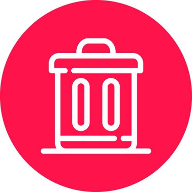 vektör bin simgesi, vektör illüstrasyonu