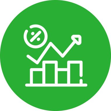 grafik çizelgesi vektör simgesi