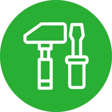 Modern simge onarımının vektör illüstrasyonu