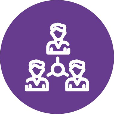 İnsan simgesinin vektör illüstrasyonu