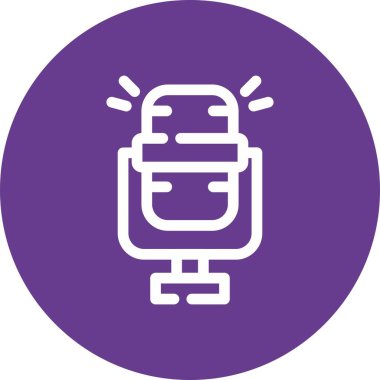 Sırt çantası simgesinin vektör çizimi