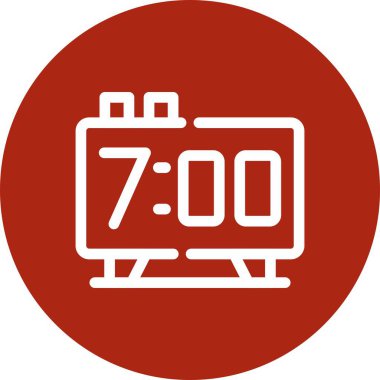 vektör Saat simgesi sembolü