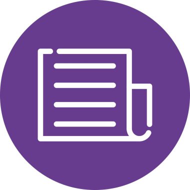 Vektör Belgesi Ico, vektör illüstrasyonu