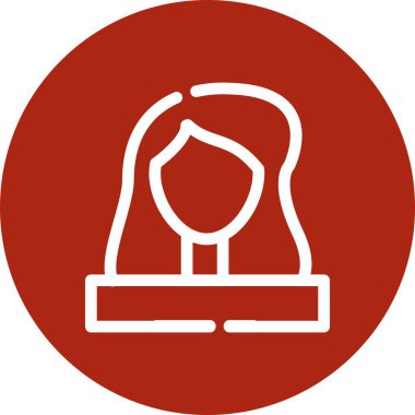 Benzersiz çan vektör çizgisi simgesi