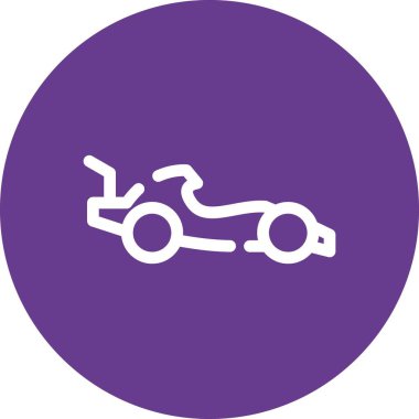 güzel motosiklet vektör simgesi