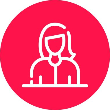 Bir kadının vektör illüstrasyonu