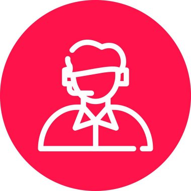 vektör kulaklık simgesi illüstrasyonu