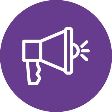 Hoparlör simgesinin vektör çizimi