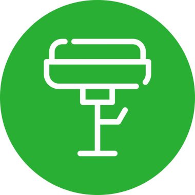 Bir b-b simgesinin vektör illüstrasyonu