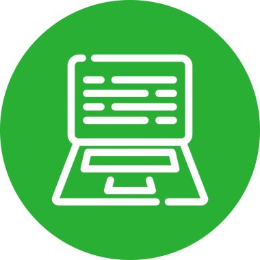 Modern simgenin vektör illüstrasyonu