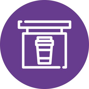 vektör yiyecek ve içecek simgesi