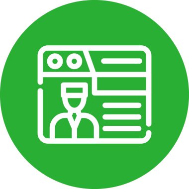 Benzersiz takvim sayfası vektör simgesi