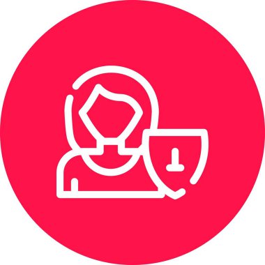 Vektör Avatar Simgesi illüstrasyonu