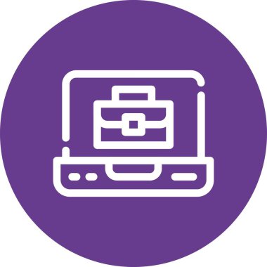 vektör dizüstü simgesi illüstrasyonu