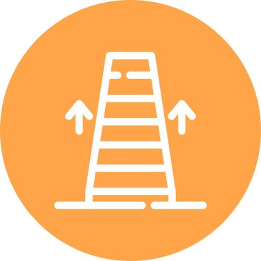 Web projesi için vektör merdiveni simgesi