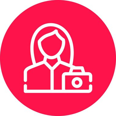 kamera simgesi vektör illüstrasyonu