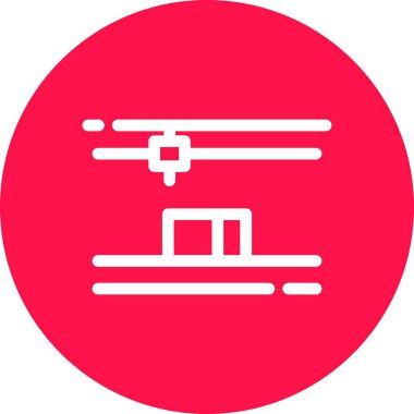 tren simgesi vektör illüstrasyonu