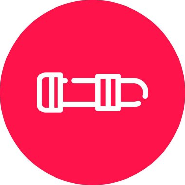 Modern fitness simgesinin vektör illüstrasyonu