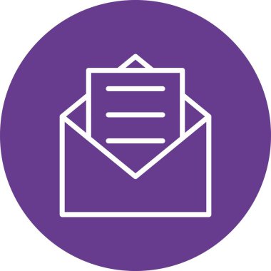 güzel posta vektör simgesi