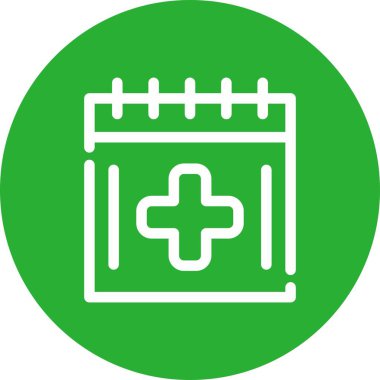 vektör Takvimi Simgesi illüstrasyonu