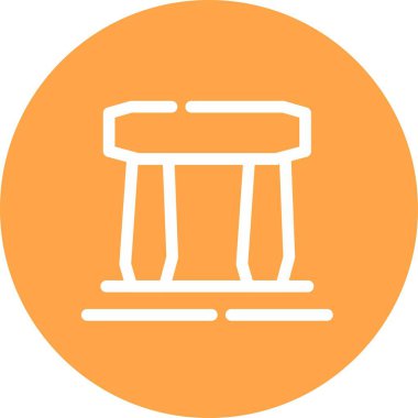 bank simgesinin vektör illüstrasyonu