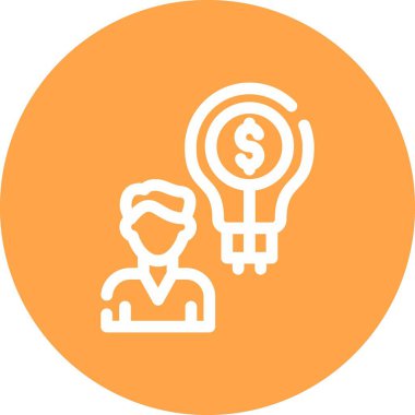 Vektör Ampul Simgesi illüstrasyonu