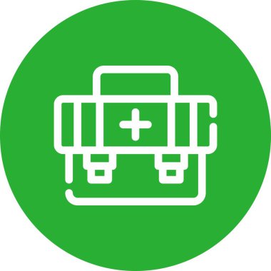 vektör evrak çantası simgesi illüstrasyonu