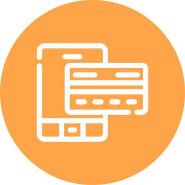 vektör lcd simgesi illüstrasyonu