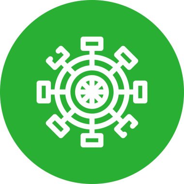 Eşsiz kar tanesi vektör simgesi