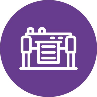 Evrak çantası modern simgesinin vektör illüstrasyonu