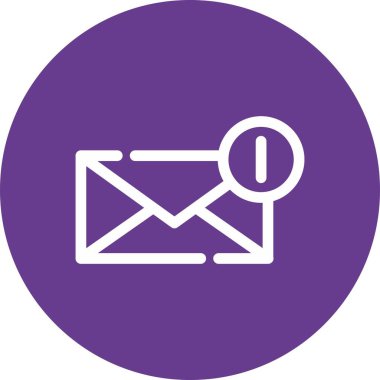 e-posta vektör çizgisi simgesi dekoru