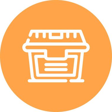 Gıda simgesinin vektör illüstrasyonu