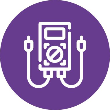 İllüstrasyon elektrik dolgu simgesi