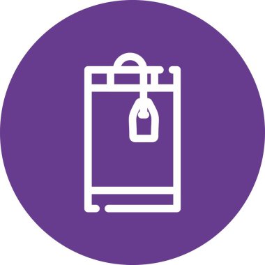 vektör bagaj çantası simgesi