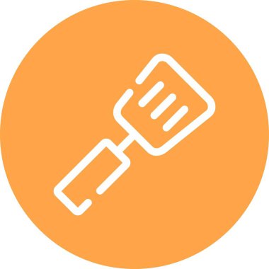 Pişirme simgesinin vektör illüstrasyonu