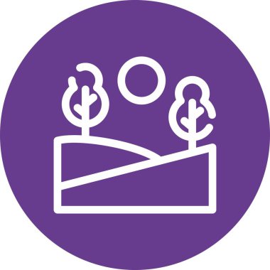 Benzersiz klima vektör kabartma simgesi