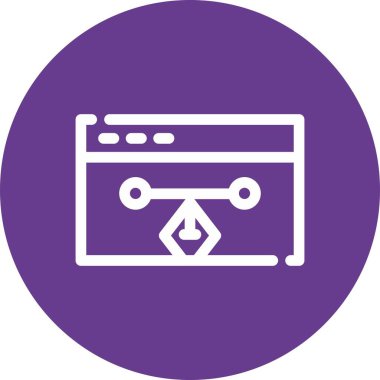 Eşsiz TV Vektörü Glyph Simgesi