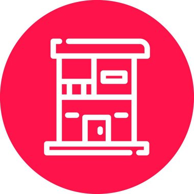 Mobilya simgesinin vektör illüstrasyonu