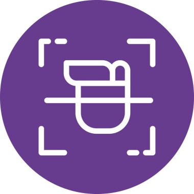 Gıda vektör simgesi, vektör illüstrasyonu