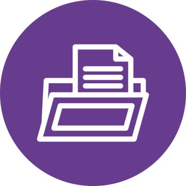 Vektör Dosyası düz simgesi