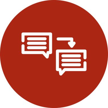 Konuşma baloncukları ikon vektör çizimi