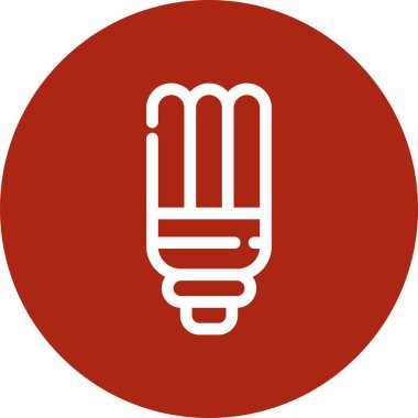 Kırmızı bir simgenin vektör illüstrasyonu